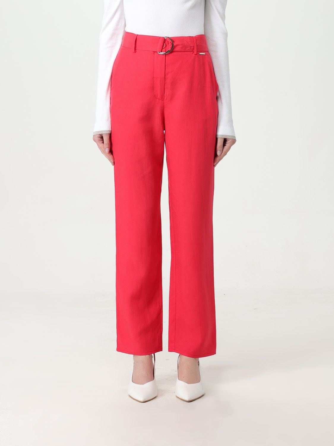 Liu Jo Trousers LIU JO Woman colour Red