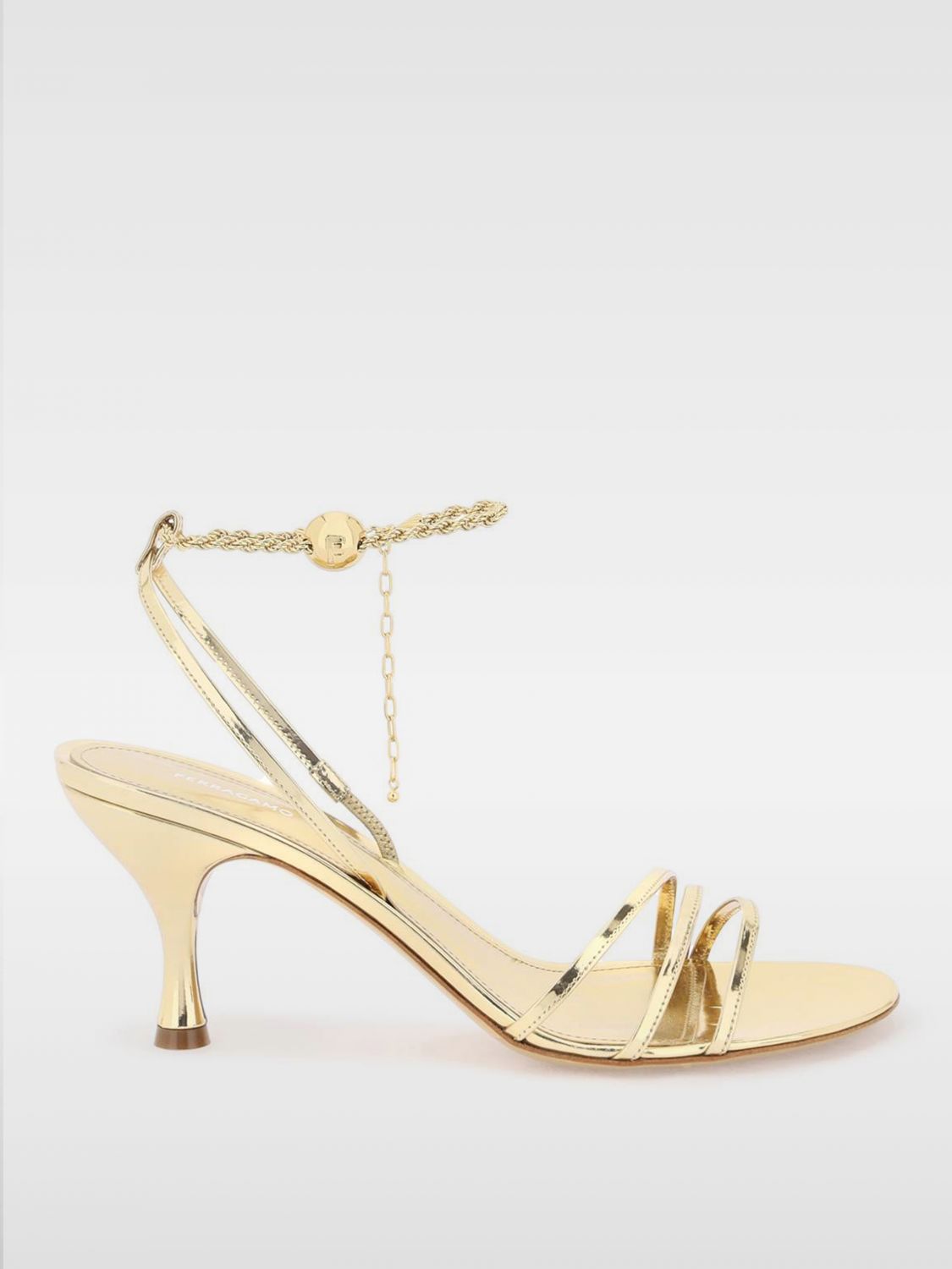 Ferragamo Heeled Sandals FERRAGAMO Woman color Gold