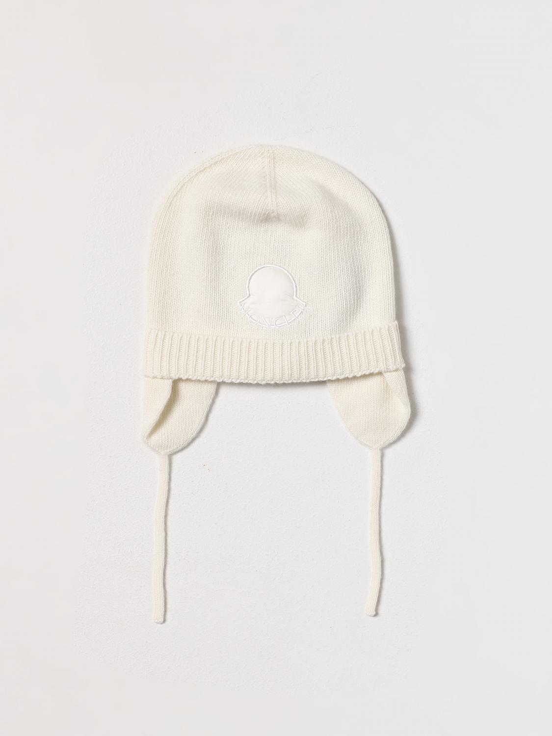 Moncler Hat MONCLER Kids colour Yellow Cream