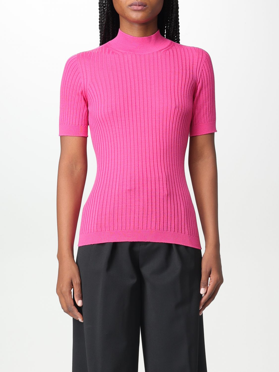 Versace Jumper VERSACE Woman colour Fuchsia