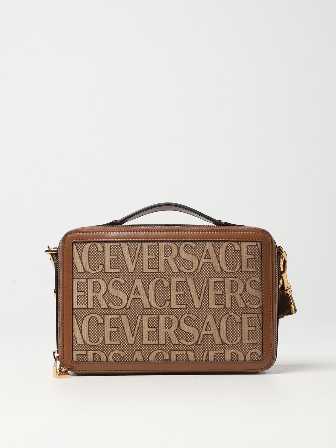 Versace Shoulder Bag VERSACE Men colour Brown