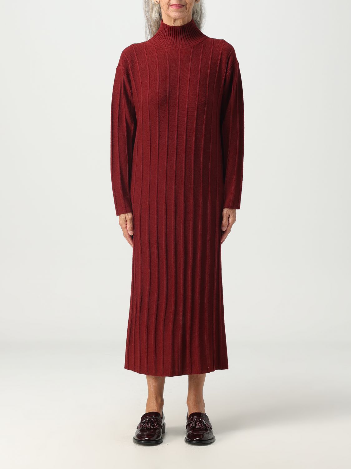 Max Mara Leisure Dress MAX MARA LEISURE Woman colour Burgundy