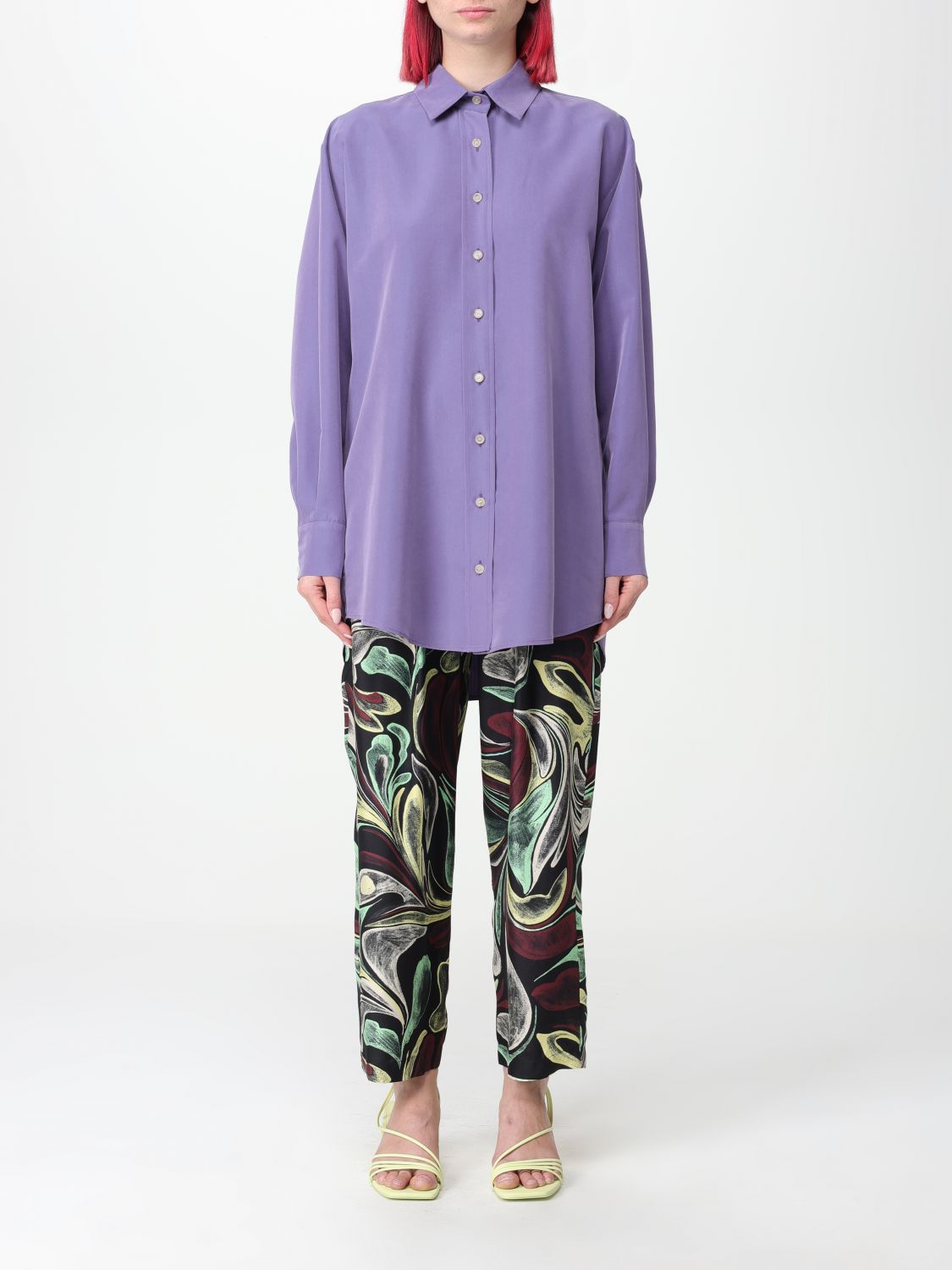 Alysi Shirt ALYSI Woman colour Violet