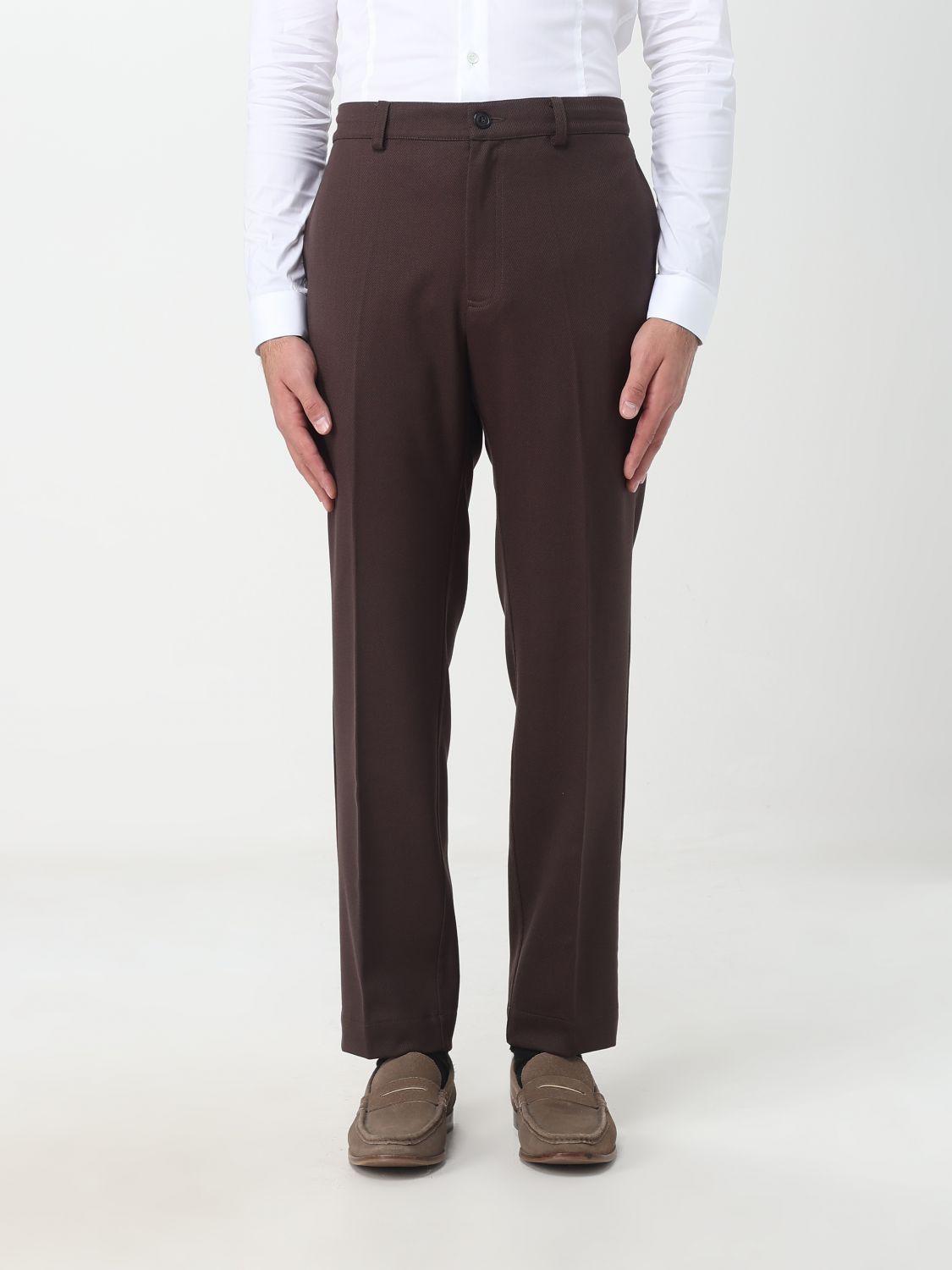 Grifoni Trousers GRIFONI Men colour Coffee