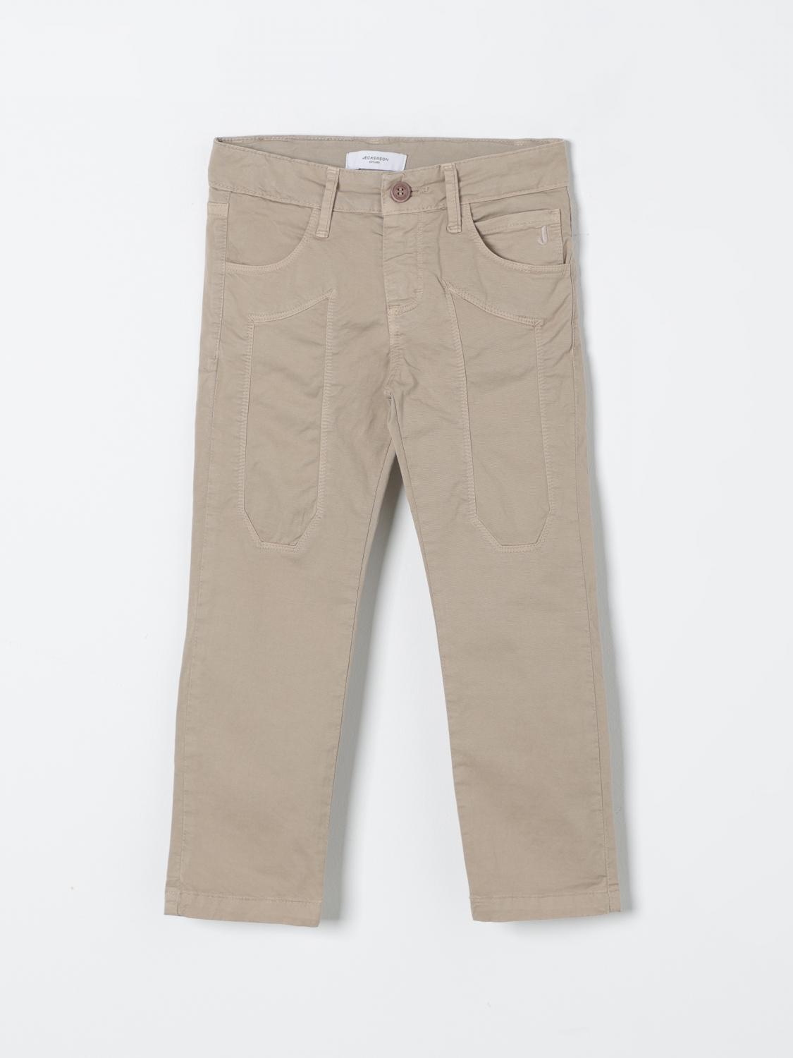 Jeckerson Pants JECKERSON Kids color Beige