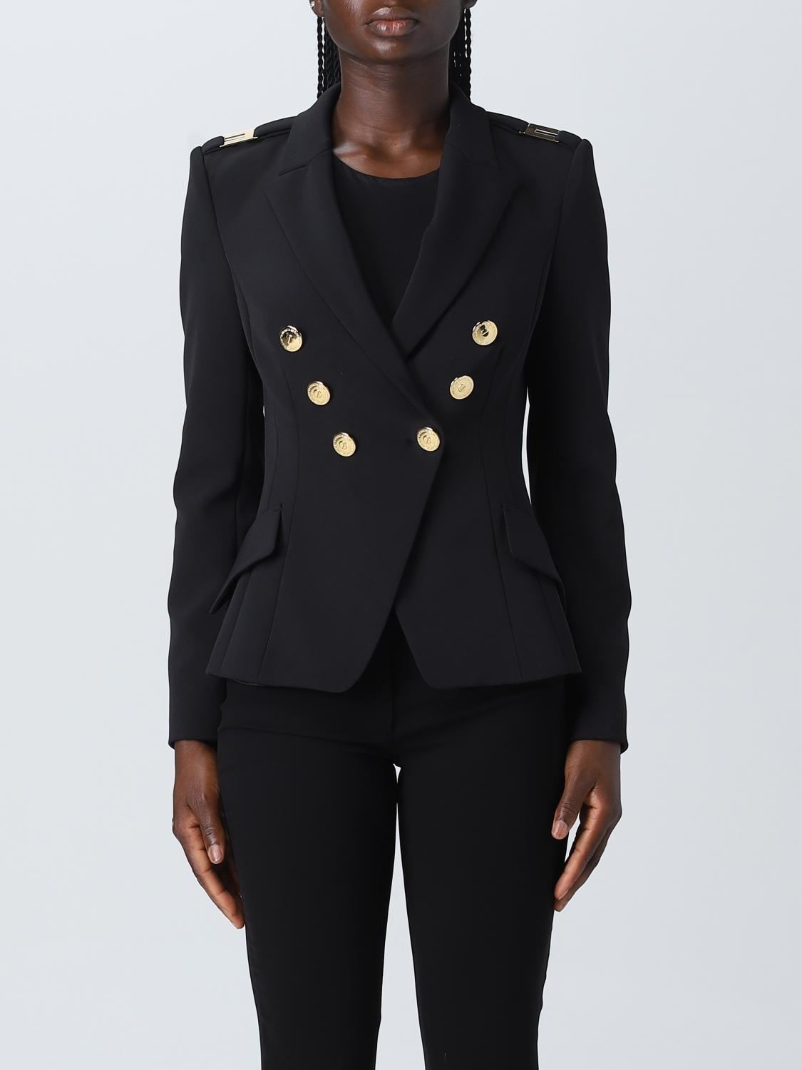 Elisabetta Franchi Blazer ELISABETTA FRANCHI Woman colour Black