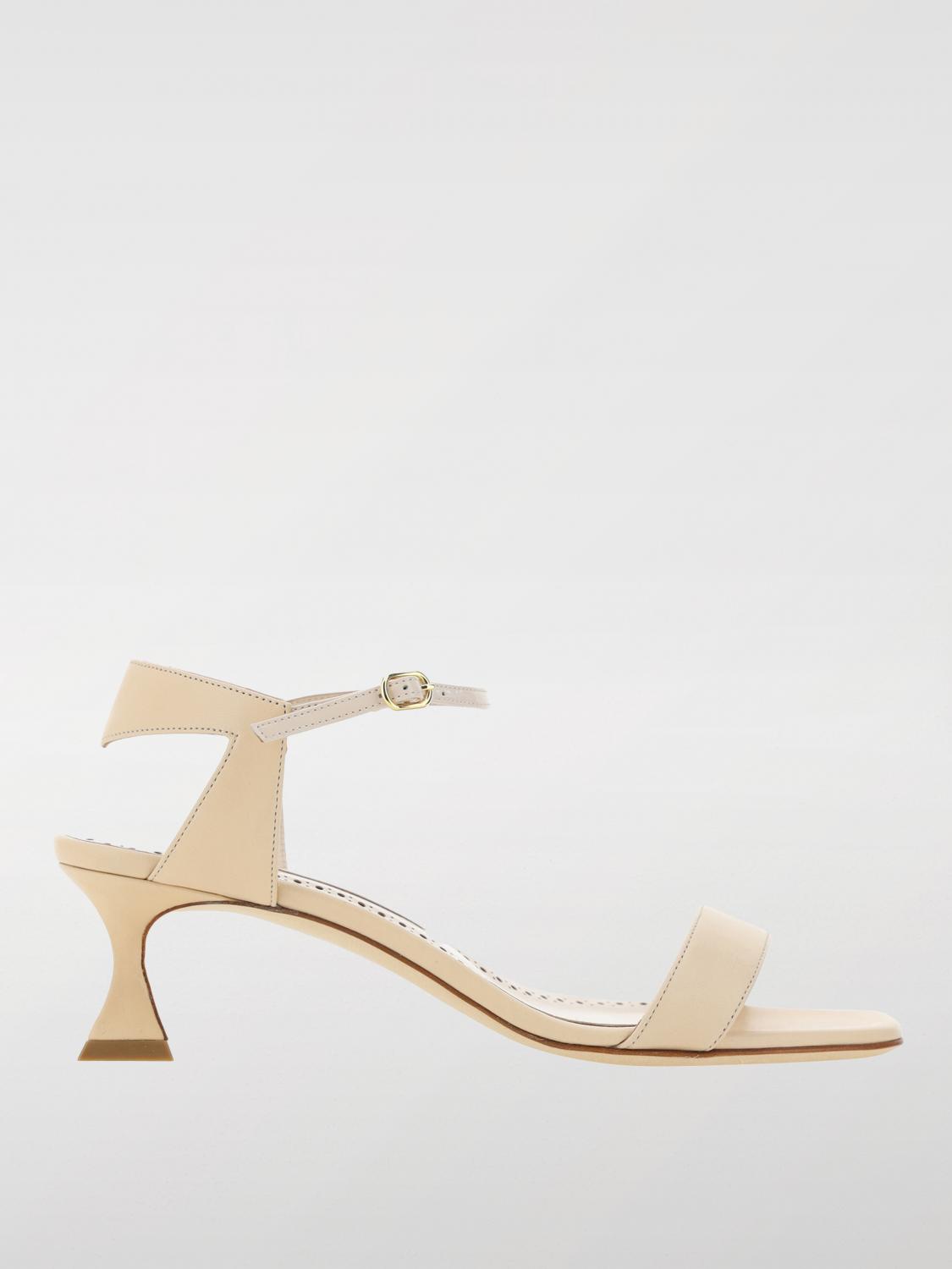 Manolo Blahnik Heeled Sandals MANOLO BLAHNIK Woman color Blush Pink