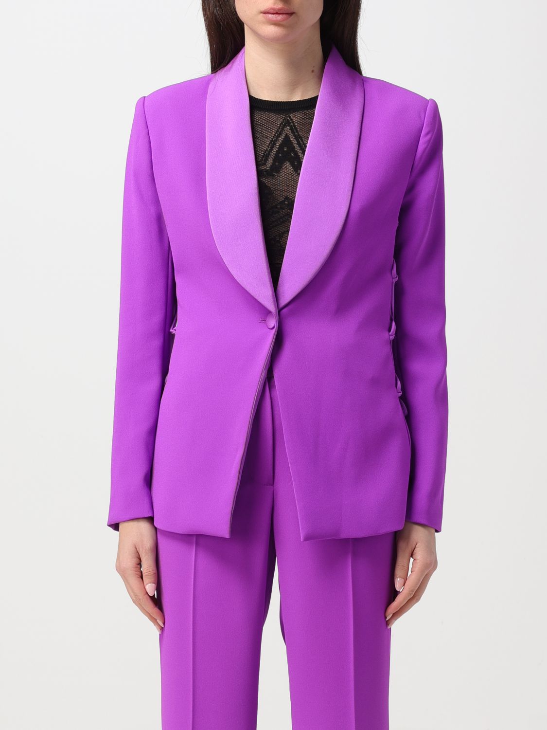 Actitude Twinset Blazer ACTITUDE TWINSET Woman colour Violet