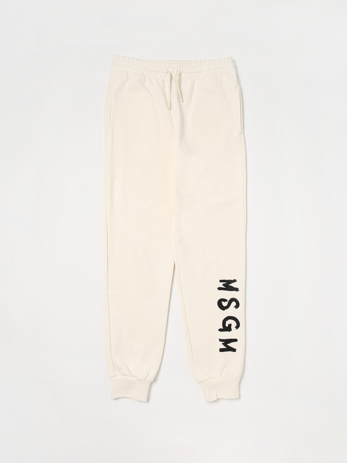 Msgm Kids Trousers MSGM KIDS Kids colour Cream