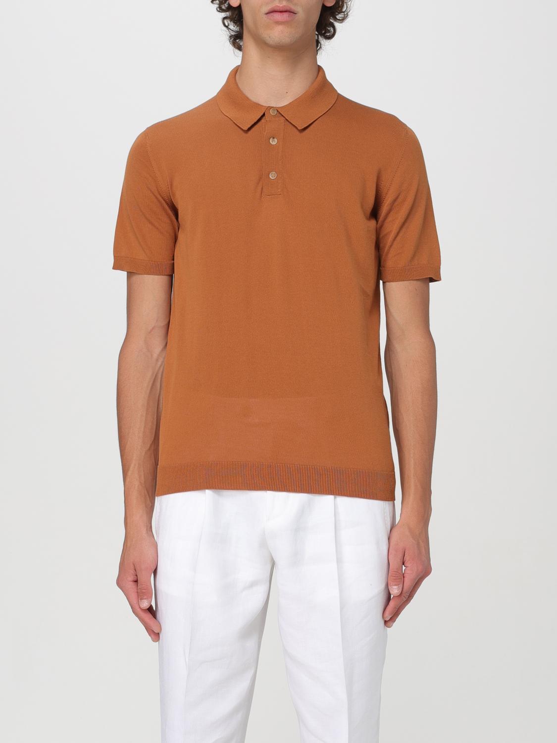 Roberto Collina Polo Shirt ROBERTO COLLINA Men color Earth