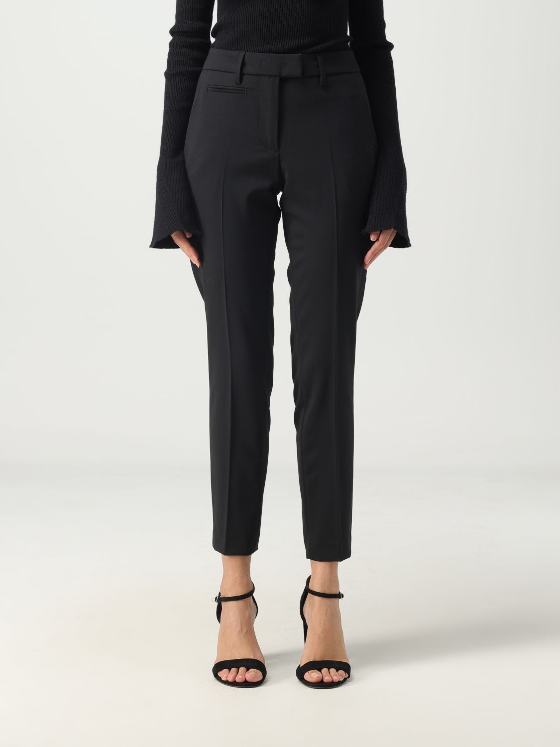 Dondup Trousers DONDUP Woman colour Black