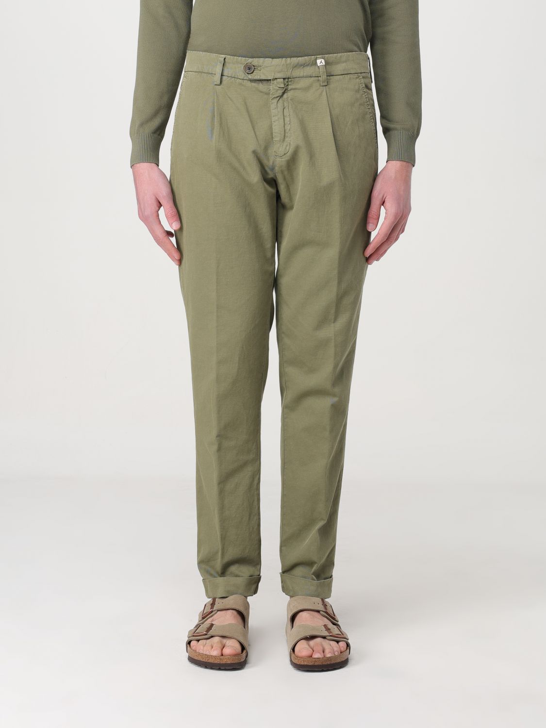 Myths Trousers MYTHS Men colour Military