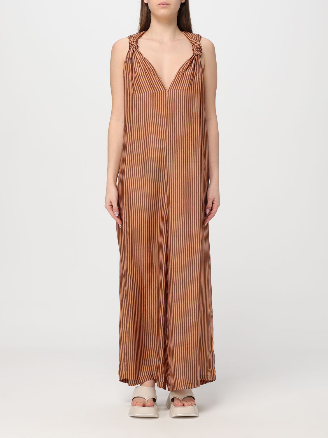 Mes Demoiselles Jumpsuits MES DEMOISELLES Woman colour Brown