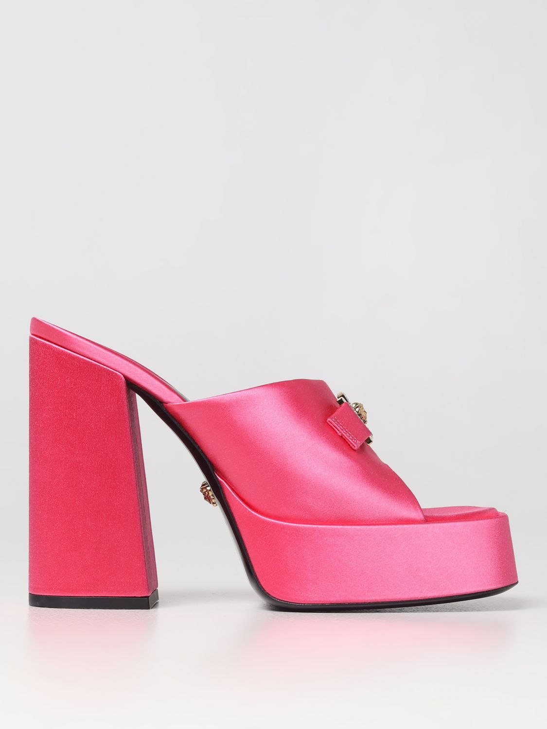 Versace Heeled Sandals VERSACE Woman colour Pink