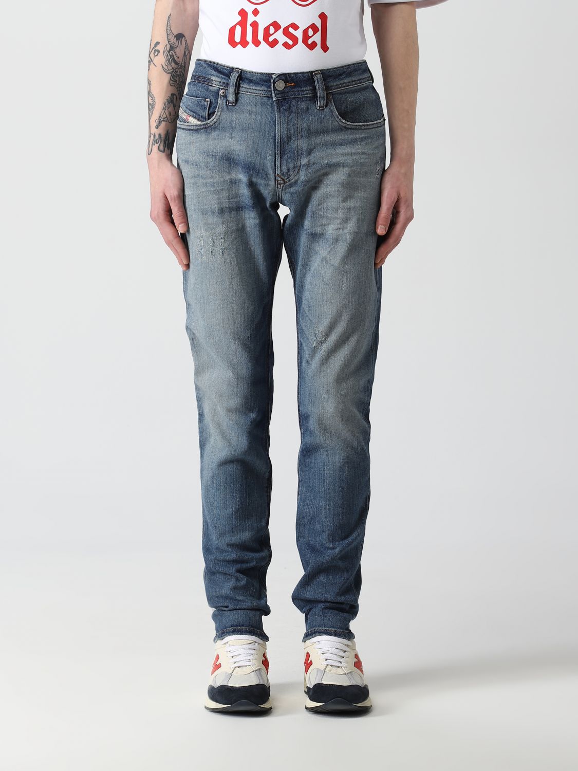 Diesel Jeans DIESEL Men colour Stone Washed