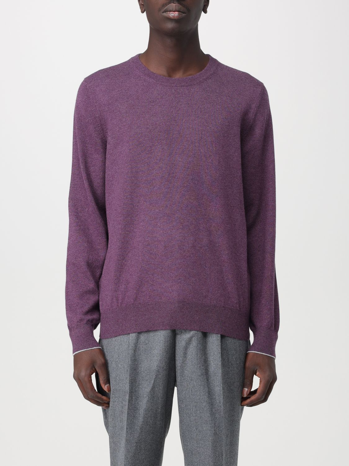 Brunello Cucinelli Jumper BRUNELLO CUCINELLI Men colour Plum