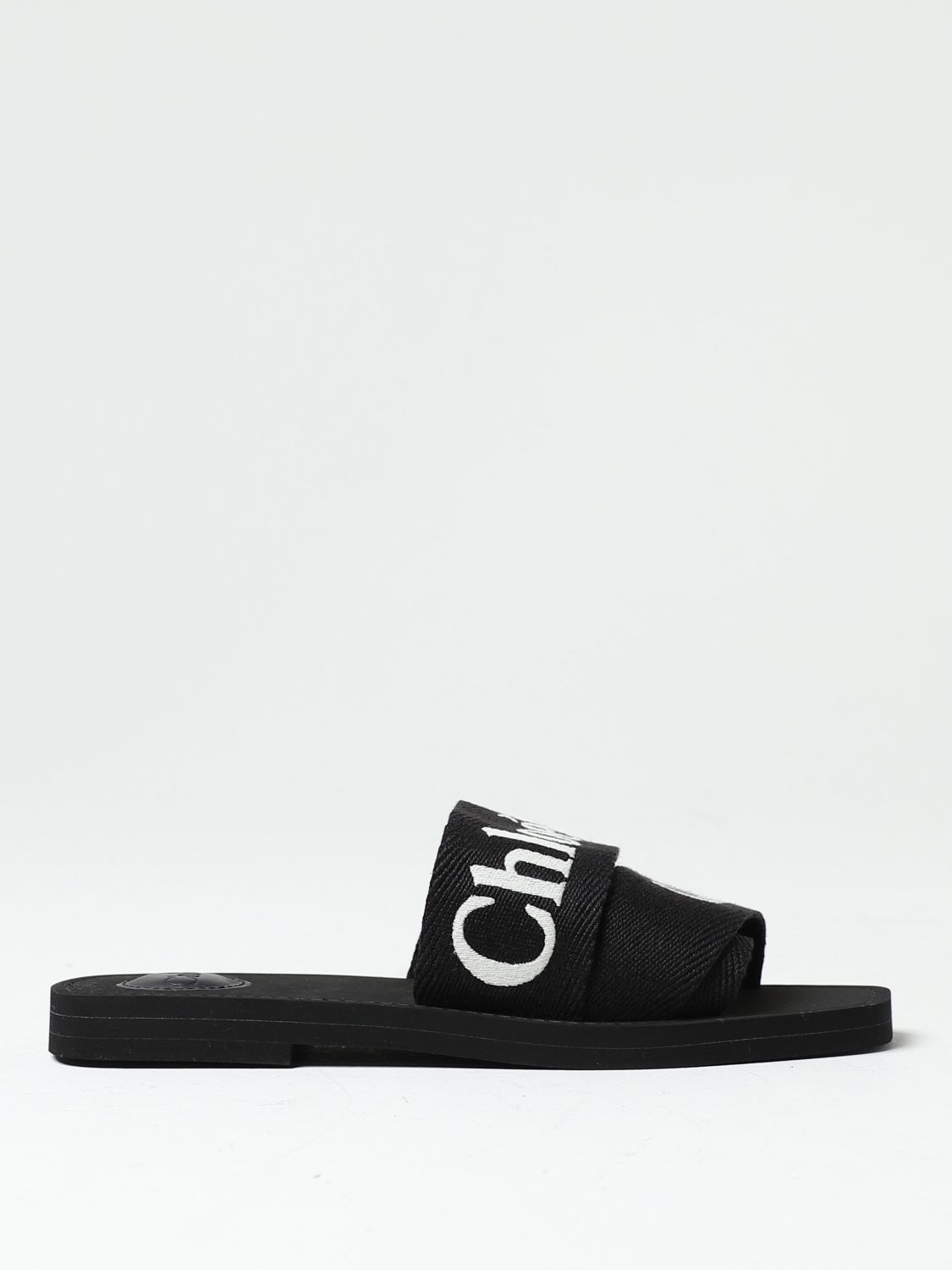 Chloé Flat Sandals CHLOÉ Woman colour Black