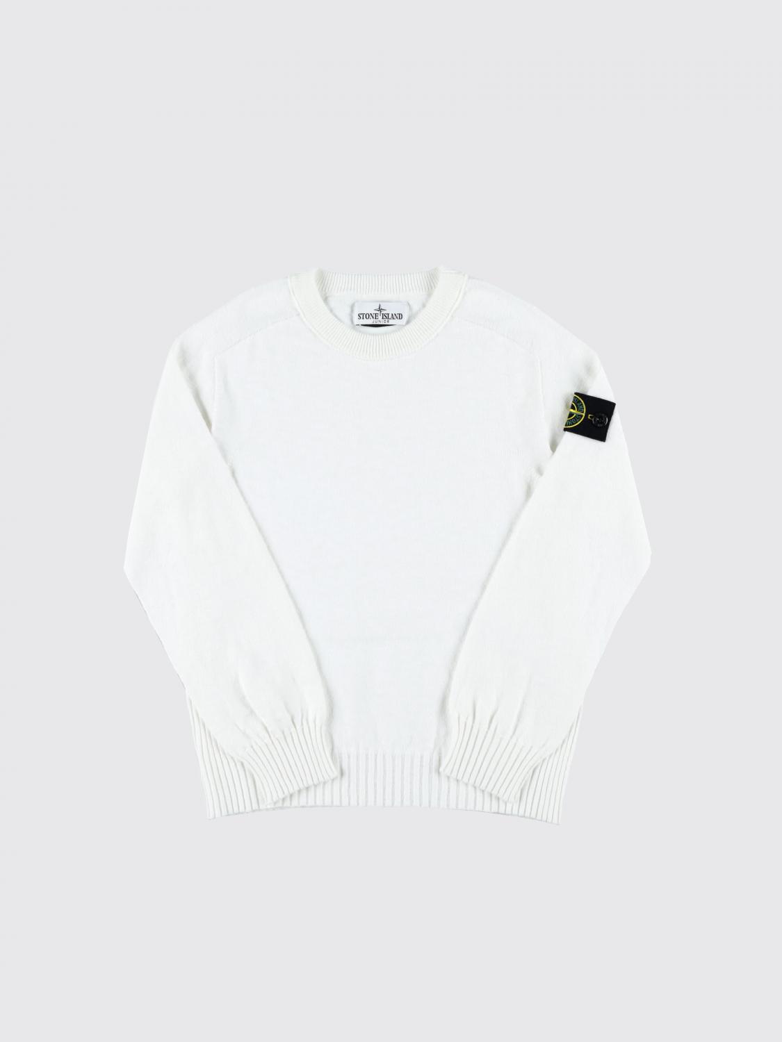 Stone Island Junior Sweater STONE ISLAND JUNIOR Kids color White