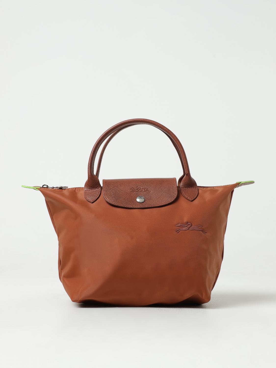  Longchamp Le Pliage nylon and leather bag