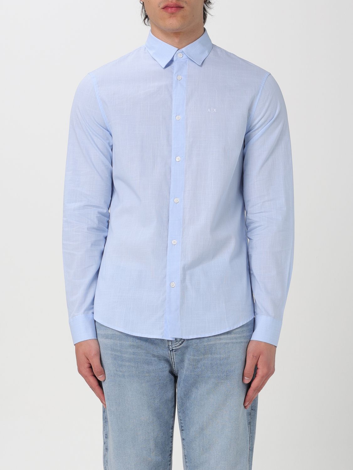 Armani Exchange Shirt ARMANI EXCHANGE Men colour Sky Blue