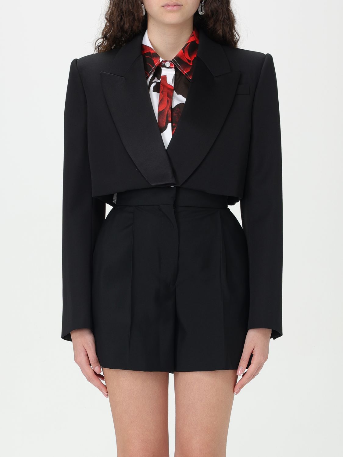 Alexander McQueen Jacket ALEXANDER MCQUEEN Woman color Black