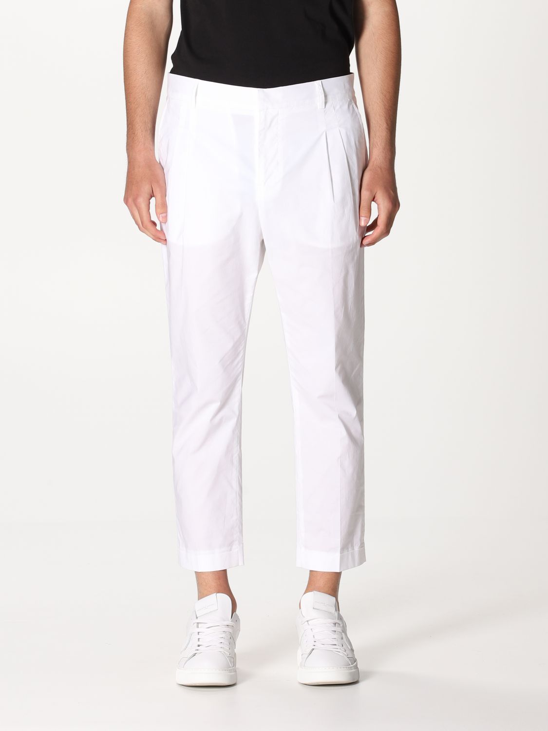 Daniele Alessandrini Trousers DANIELE ALESSANDRINI Men colour White