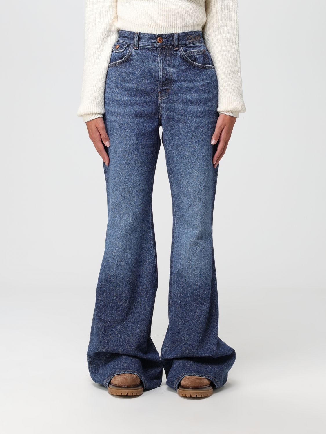 Chloé Jeans CHLOÉ Woman colour Denim