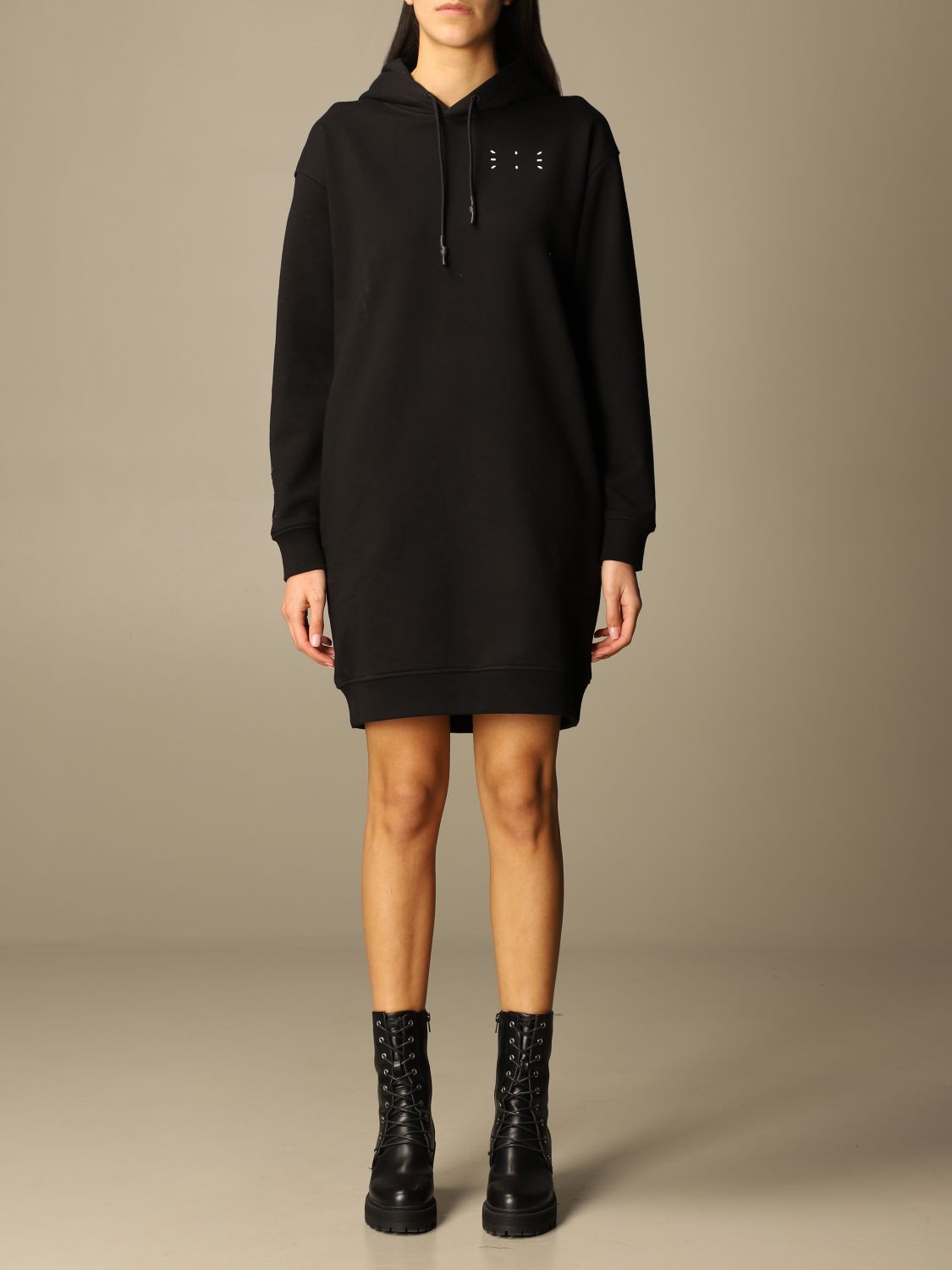 MCQ Ic-0 by McQ jumper dress in cotton with logo