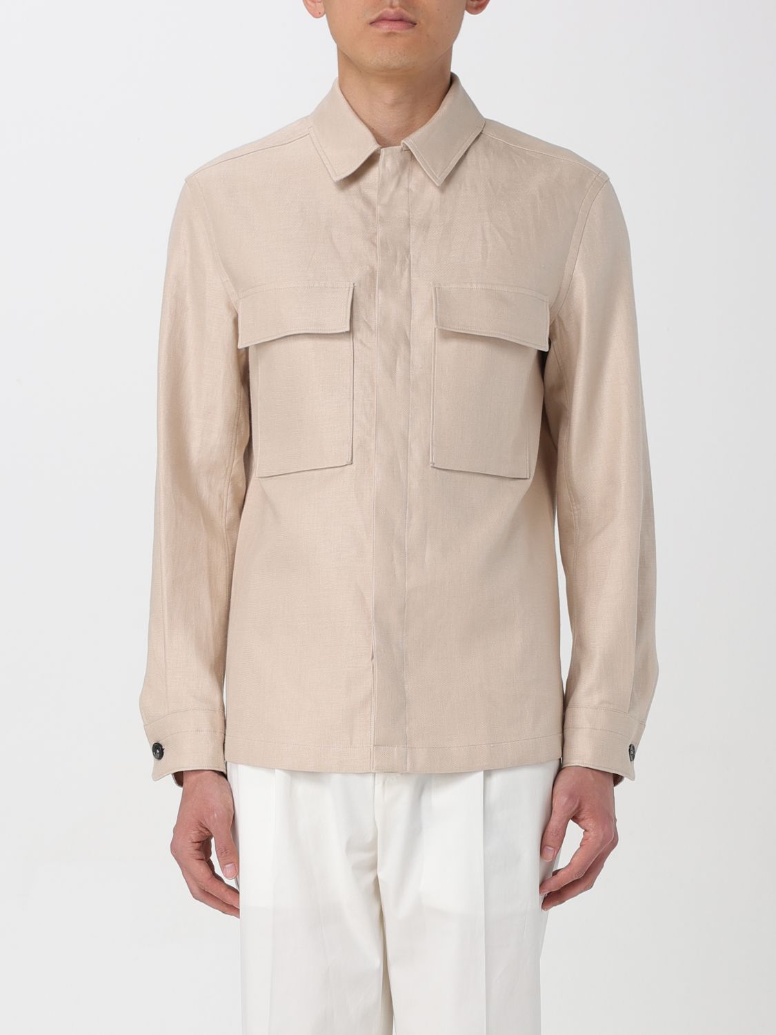 zegna Shirt ZEGNA Men colour Ecru