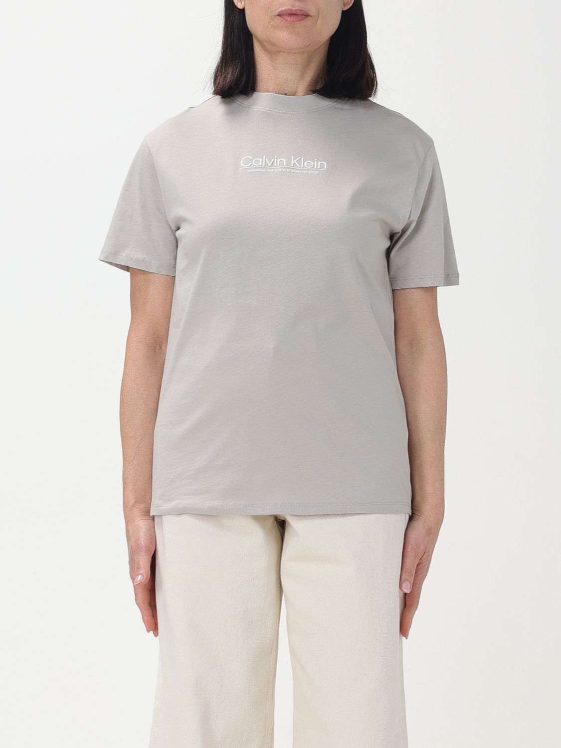 Calvin Klein T-Shirt CALVIN KLEIN Woman colour Beige