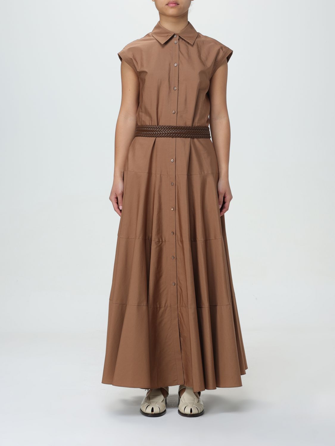 MAX MARA STUDIO Dress MAX MARA STUDIO Woman colour Brown