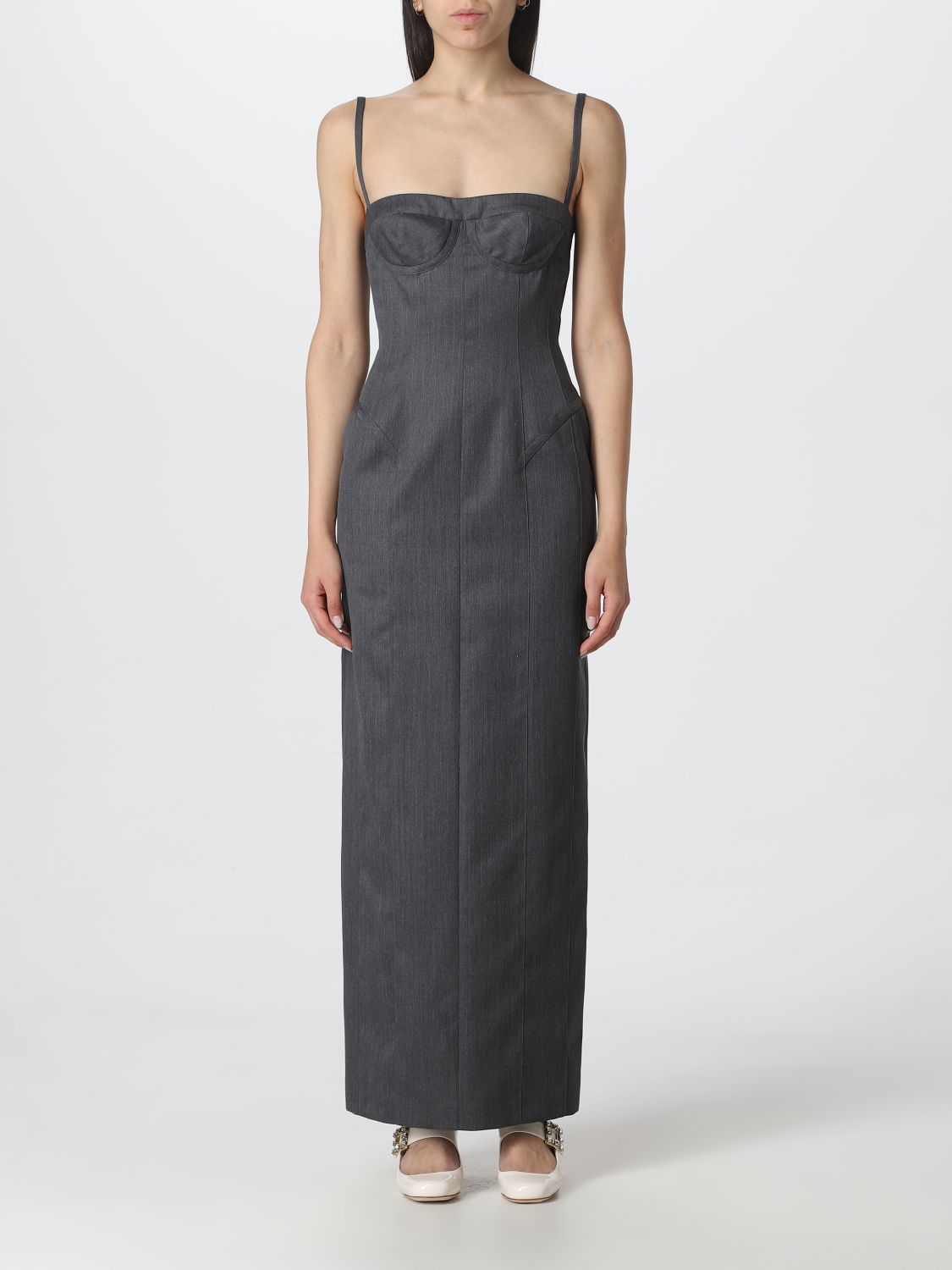 Thom Browne Dress THOM BROWNE Woman colour Grey