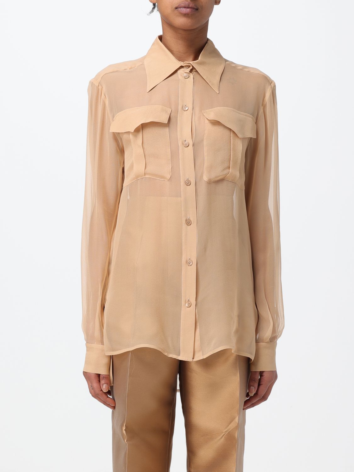 Alberta Ferretti Shirt ALBERTA FERRETTI Woman colour Beige