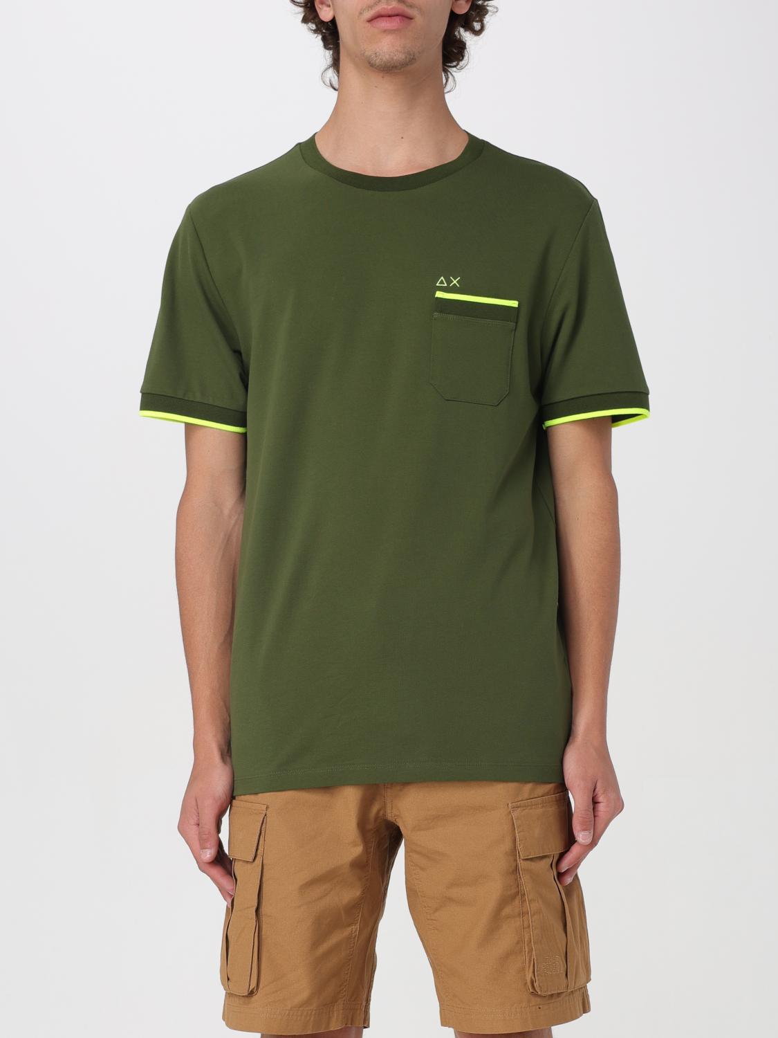  T-Shirt SUN 68 Men color Green