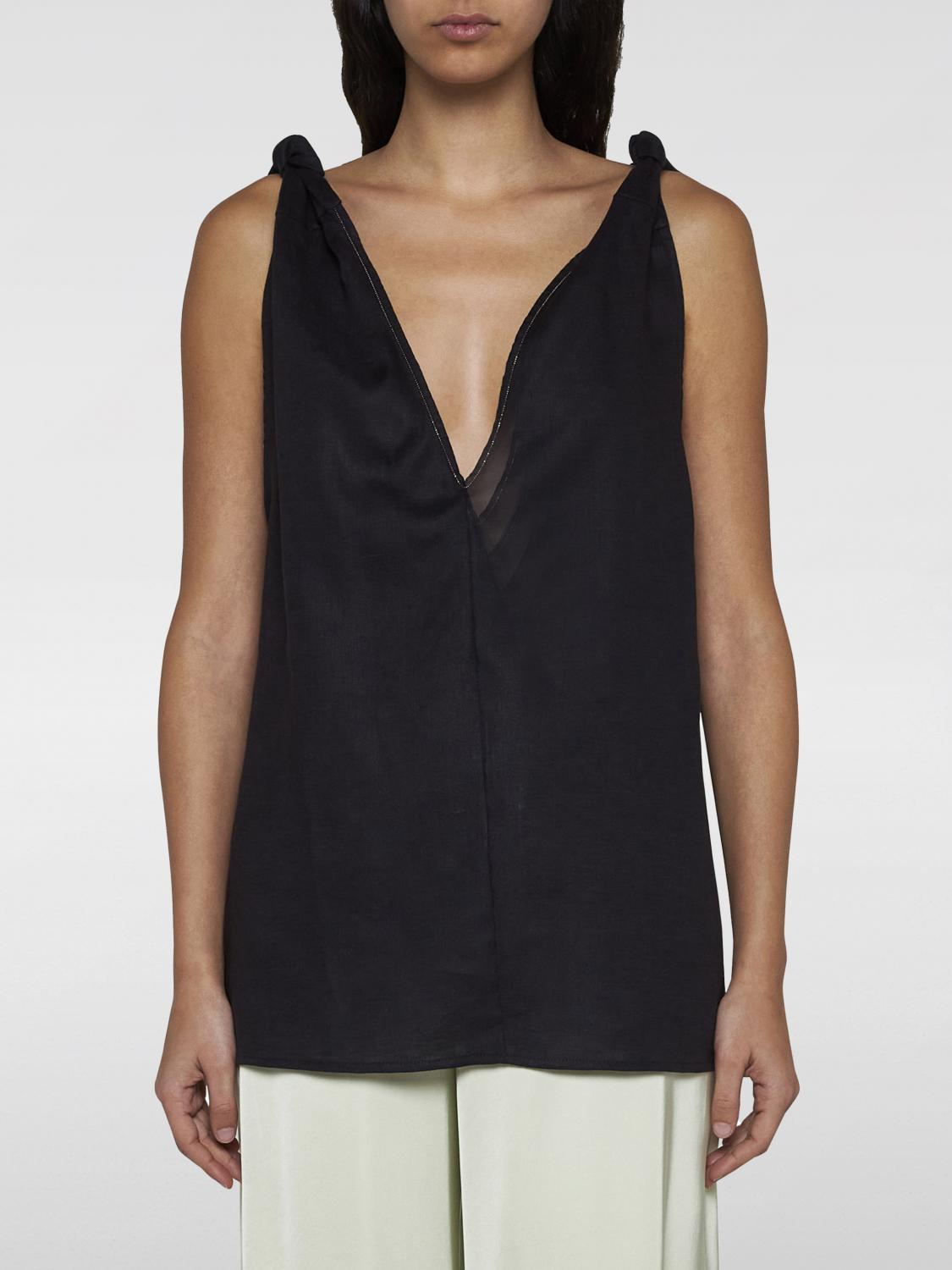 Fabiana Filippi Top FABIANA FILIPPI Woman color Black