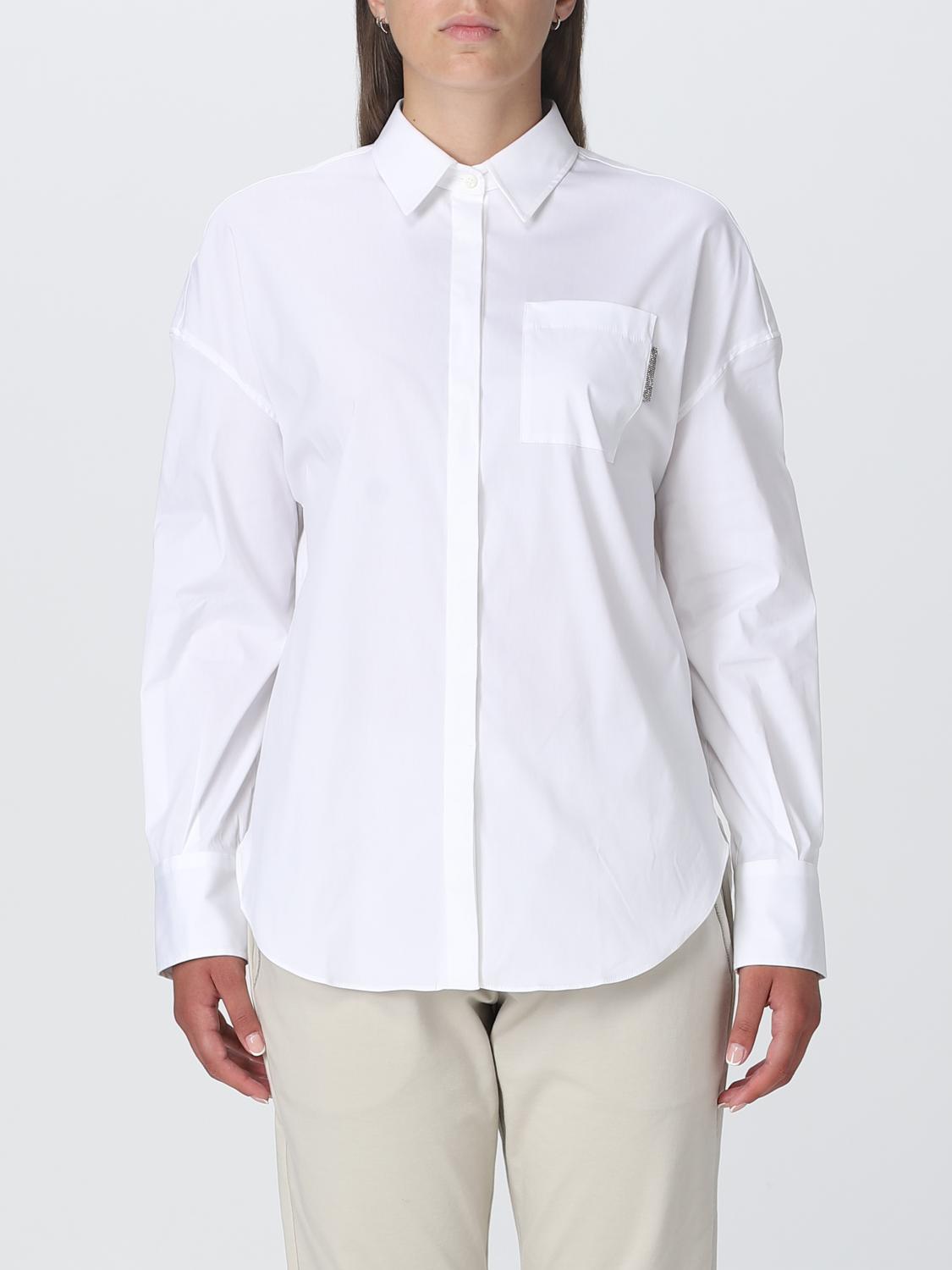 Brunello Cucinelli Shirt BRUNELLO CUCINELLI Woman colour White