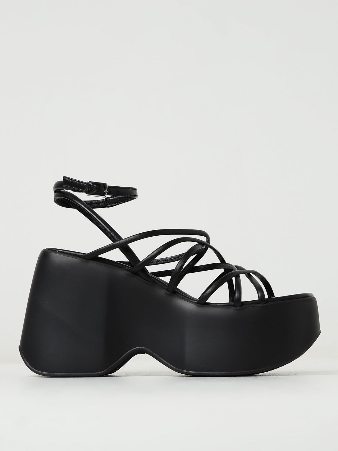 Vic Matié Wedge Shoes VIC MATIÉ Woman colour Black