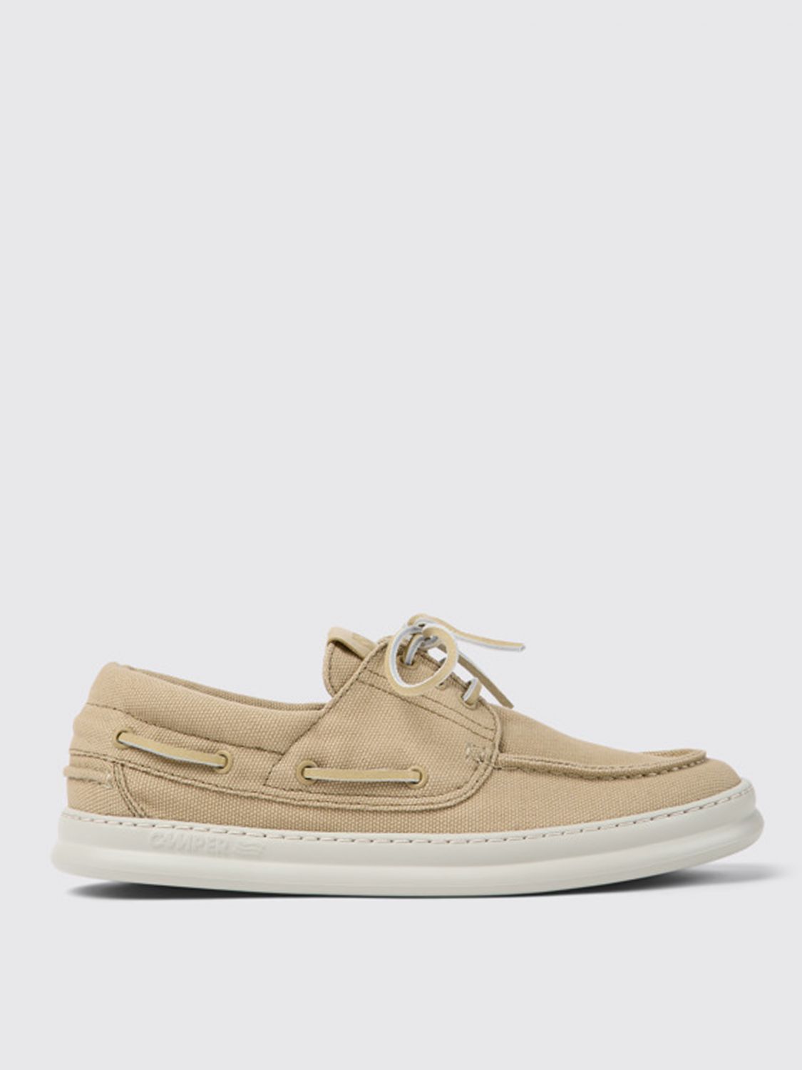 Camper Camper Runner moccasins in recycled cotton and leather