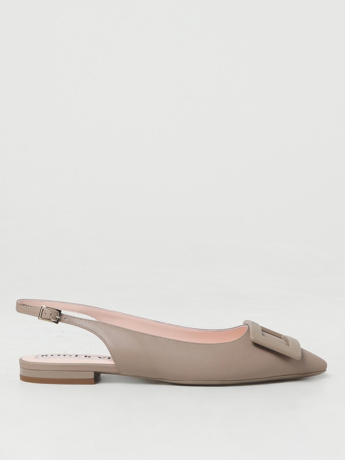 Roger Vivier Flat Shoes ROGER VIVIER Woman colour Dove Grey