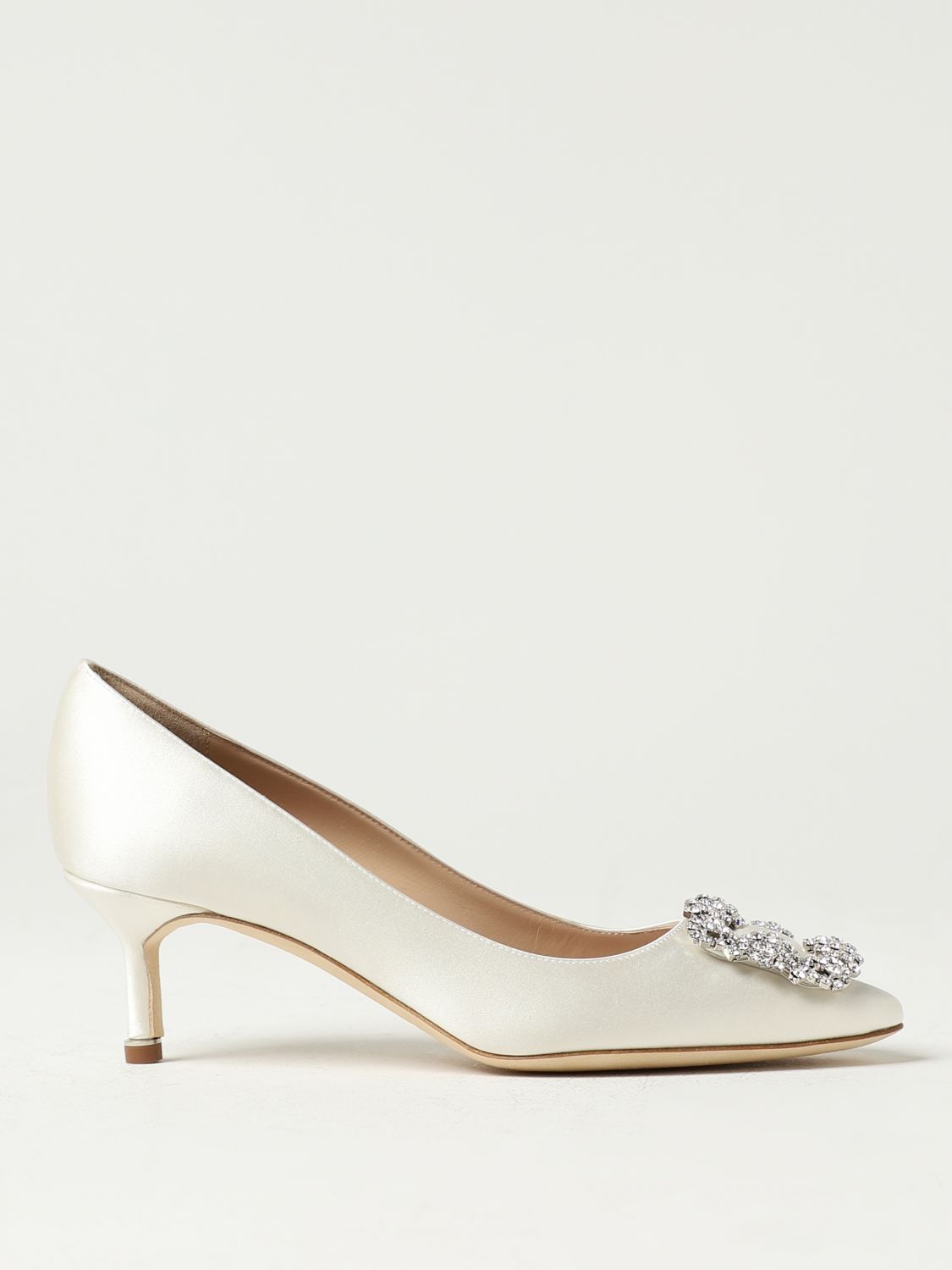 Manolo Blahnik Court Shoes MANOLO BLAHNIK Woman colour Ivory