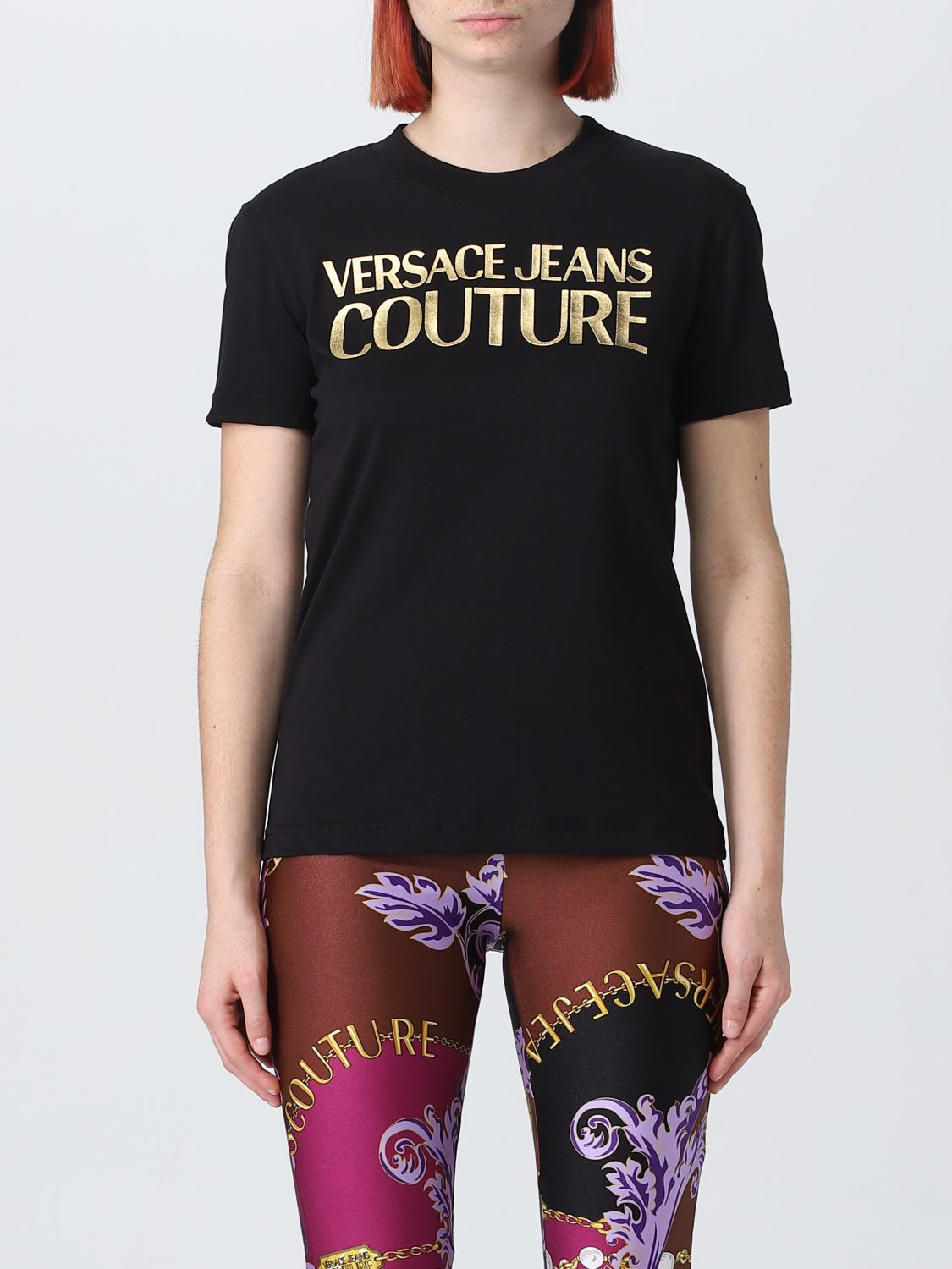 Versace Jeans Couture T-Shirt VERSACE JEANS COUTURE Woman colour Black