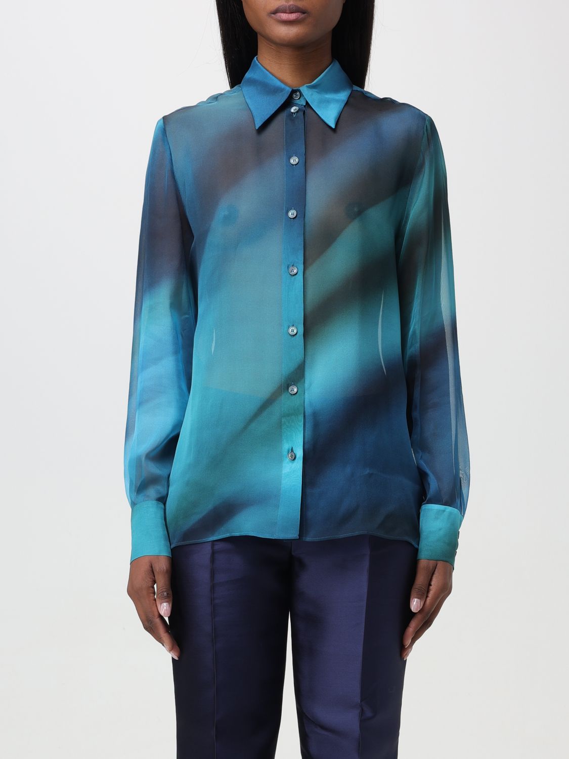 Alberta Ferretti Shirt ALBERTA FERRETTI Woman colour Blue