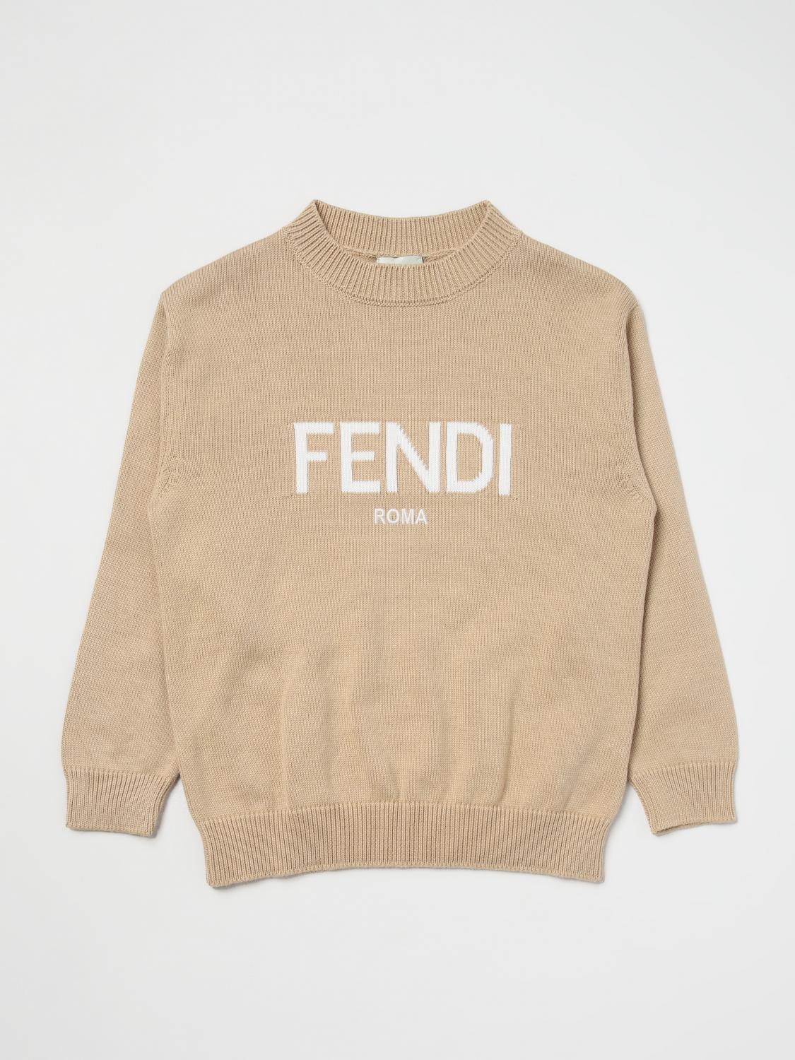 FENDI Sweater FENDI Kids color White 1