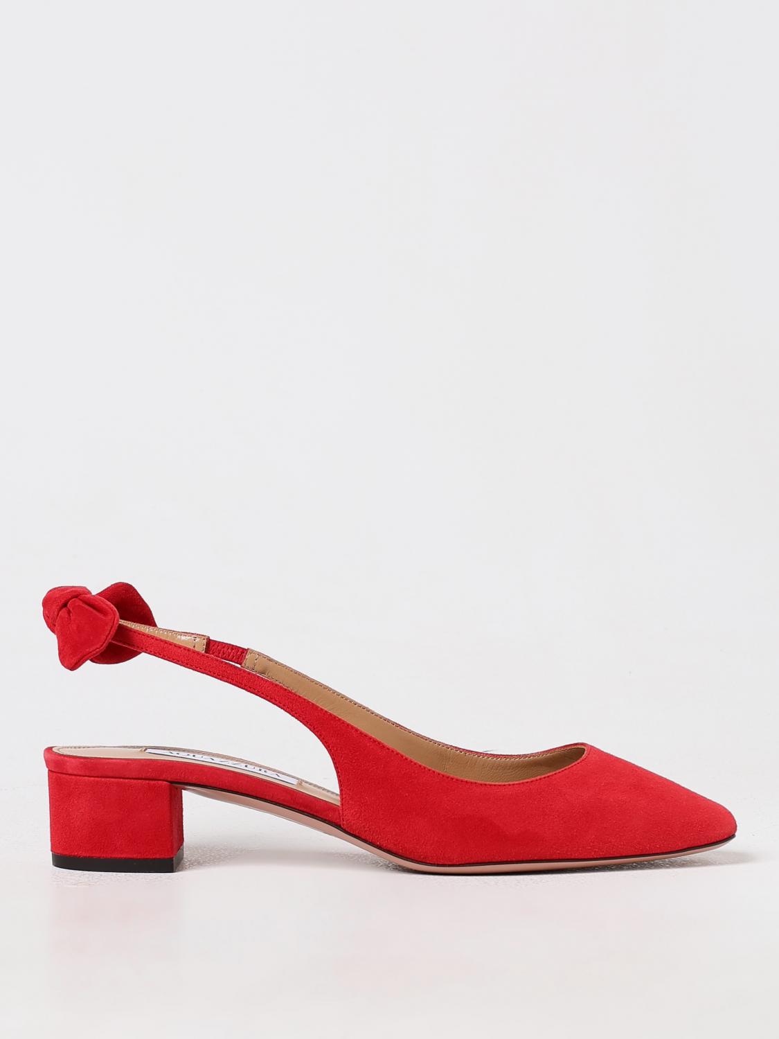 Aquazzura High Heel Shoes AQUAZZURA Woman color Red