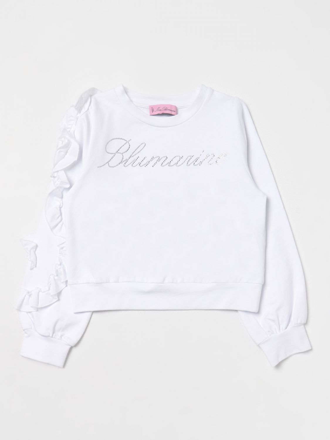 Miss Blumarine Sweater MISS BLUMARINE Kids color White