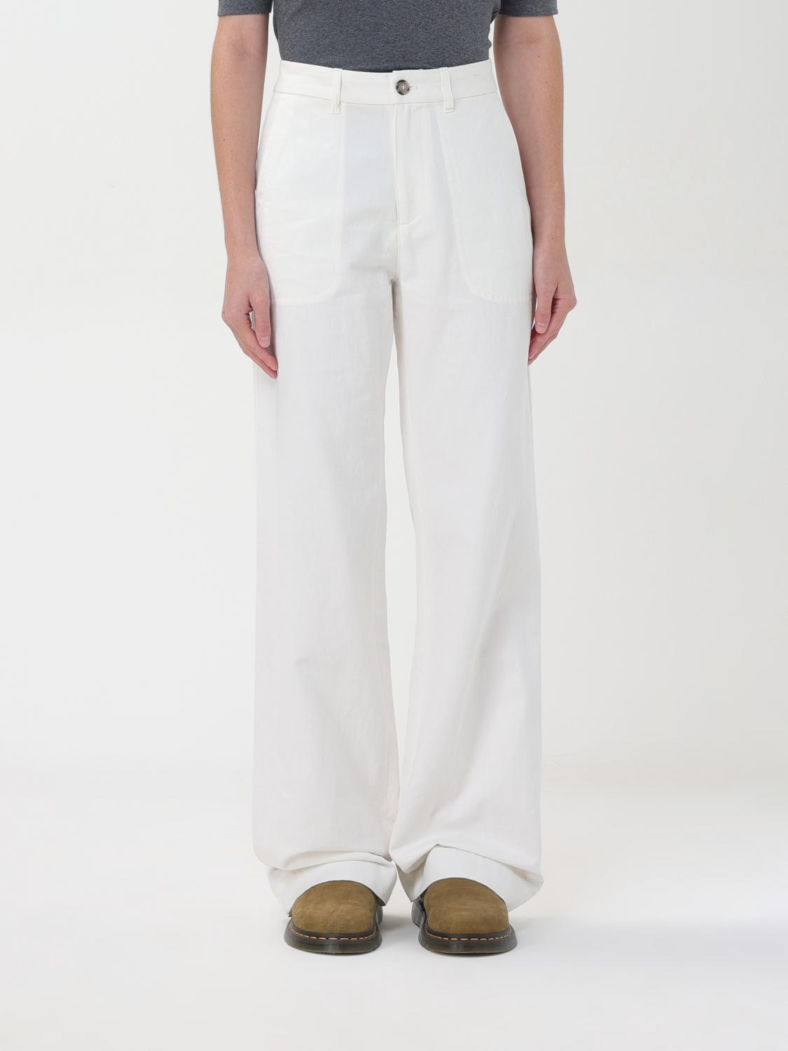 A.P.C. Trousers A.P.C. Woman colour White