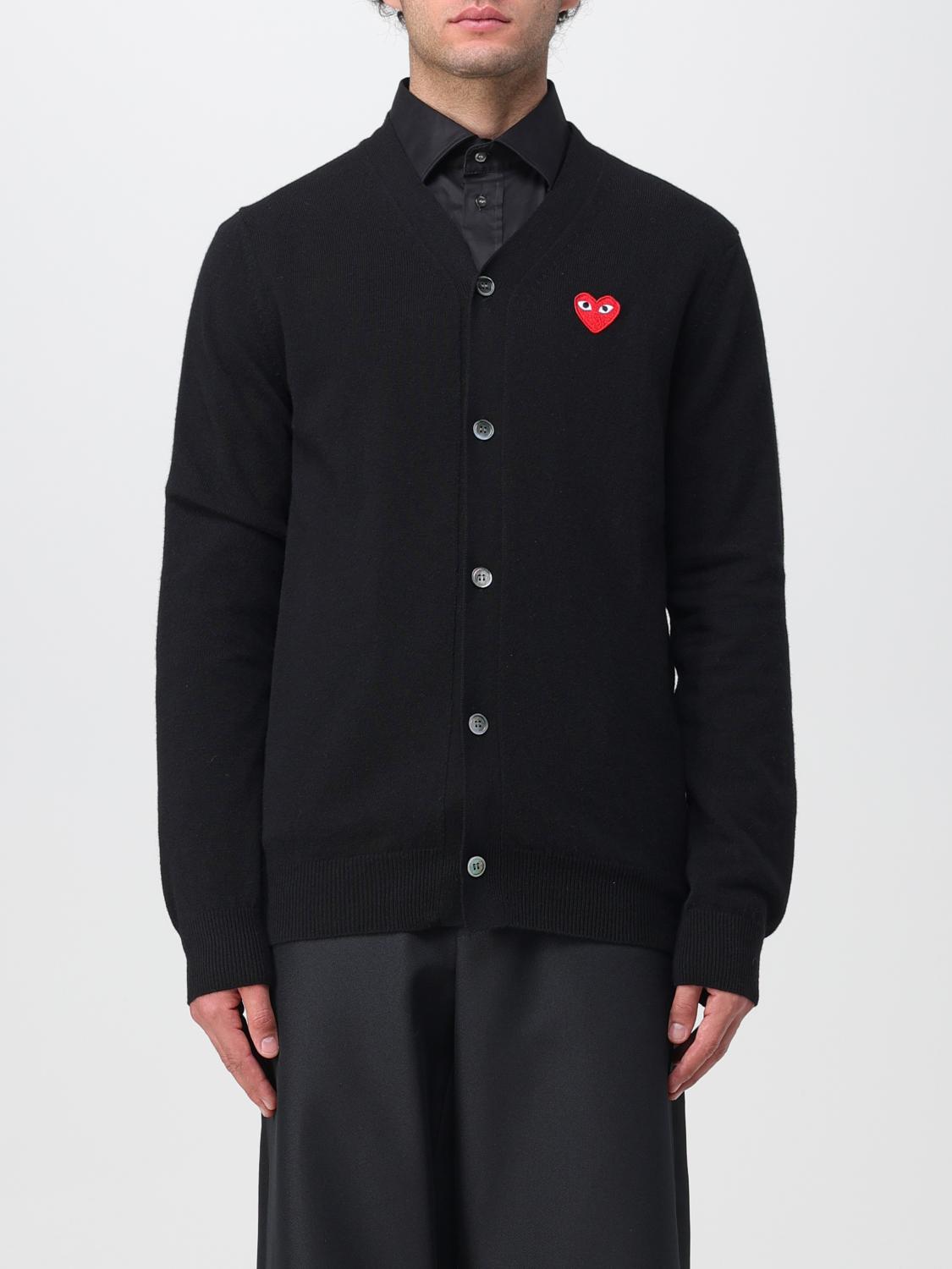 Comme Des Garçons Play Cardigan COMME DES GARCONS PLAY Men colour Black