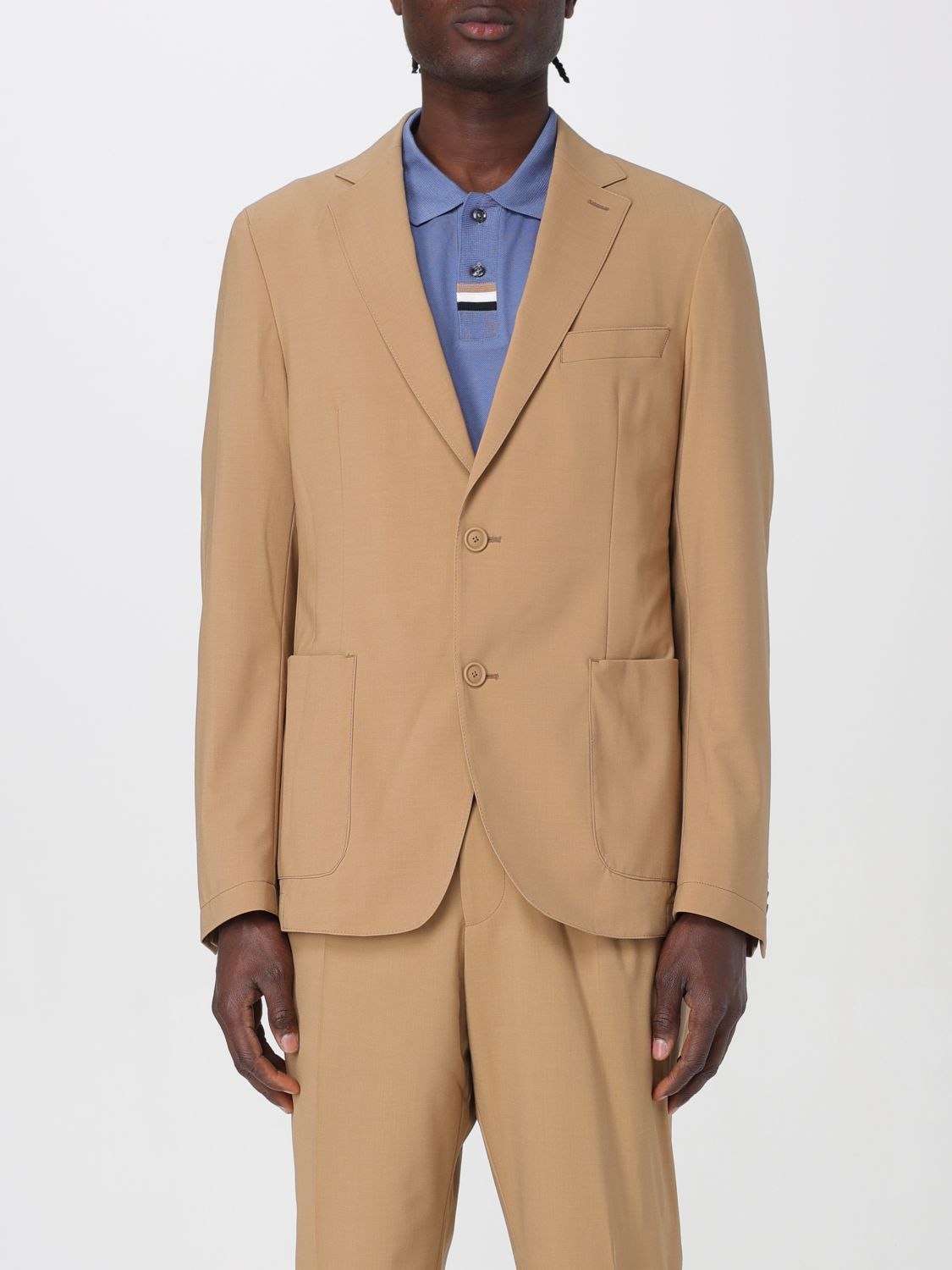 BOSS Jacket BOSS Men colour Beige