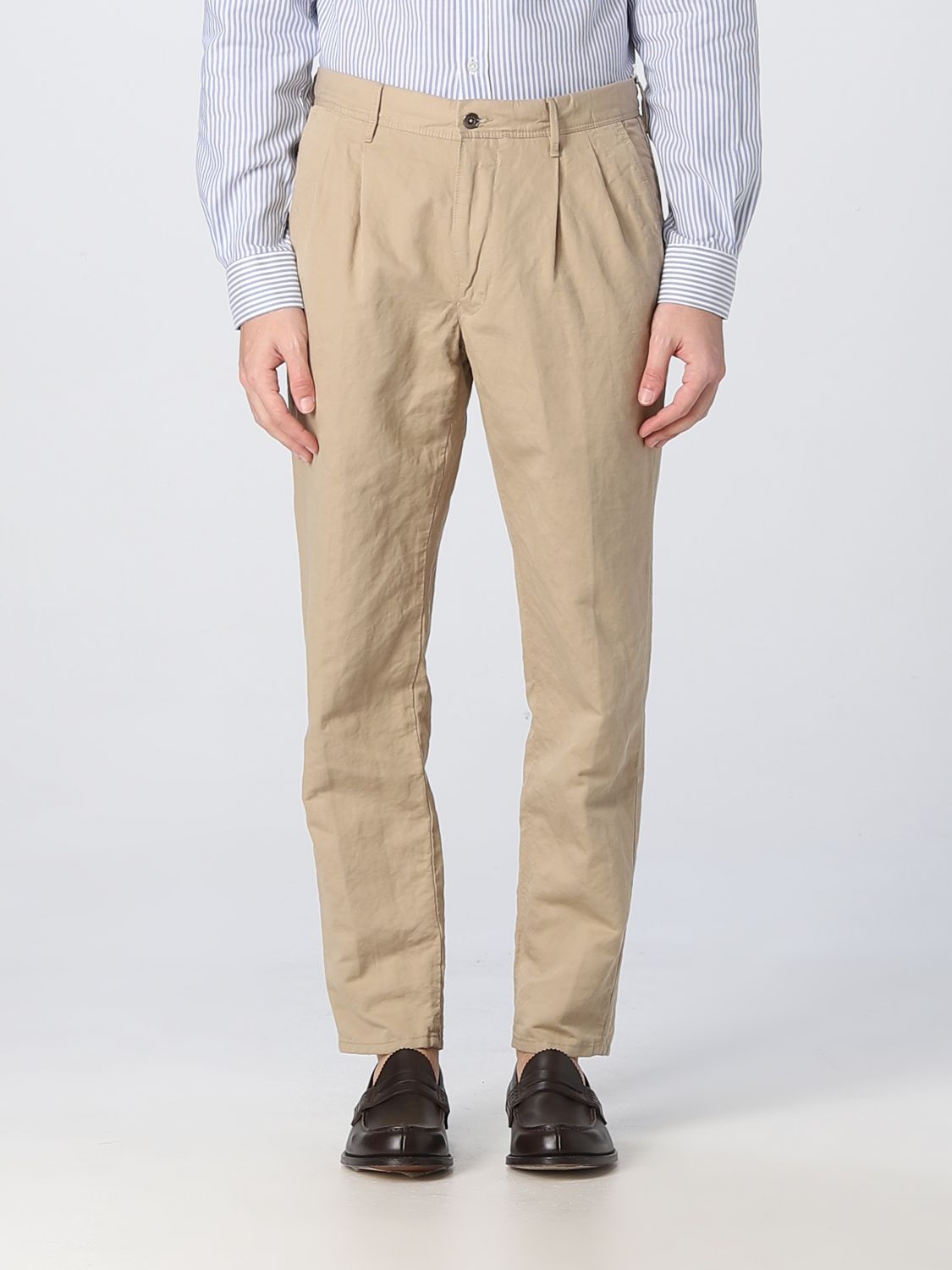 Incotex Trousers INCOTEX Men colour Beige