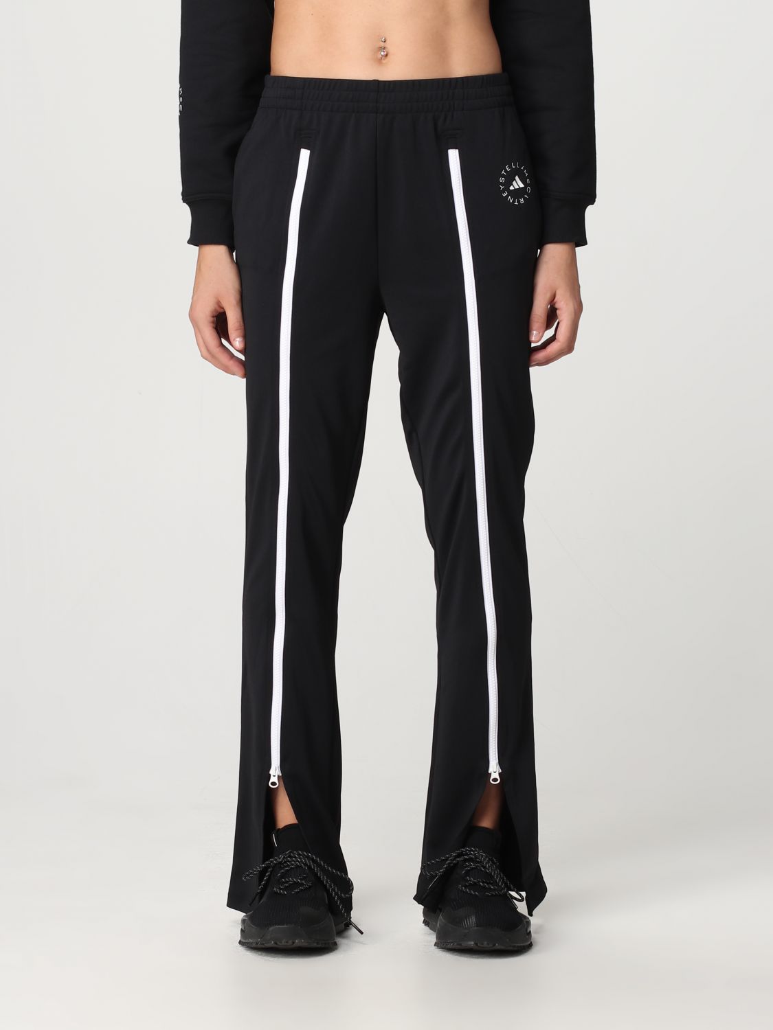 Adidas By Stella Mccartney Trousers ADIDAS BY STELLA MCCARTNEY Woman colour Black